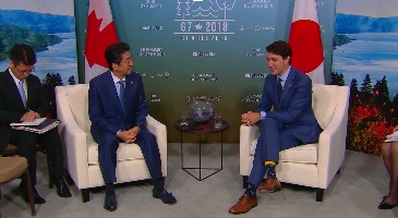 Thủ tướng Canada thảo luận với lãnh đạo Nhật Bản, Đức và EU