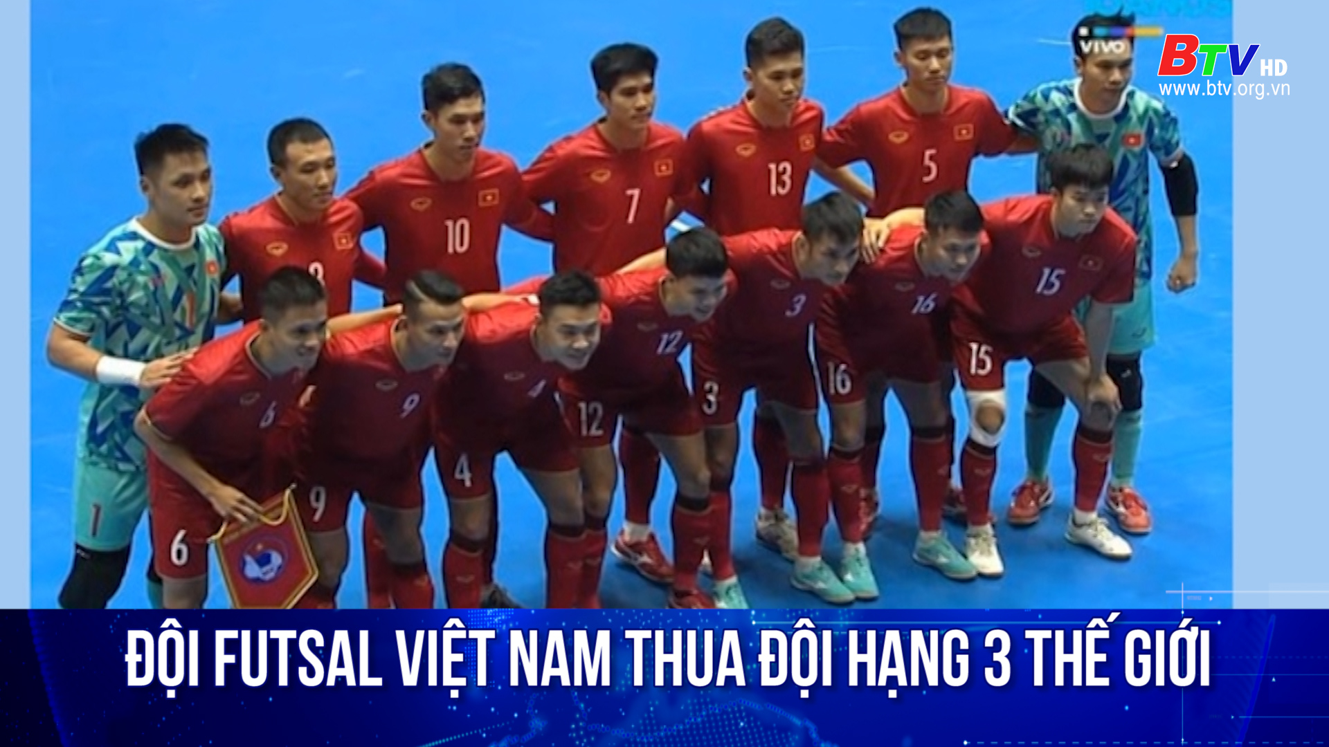  Đội Futsal Việt Nam thua đội hạng 3 thế giới