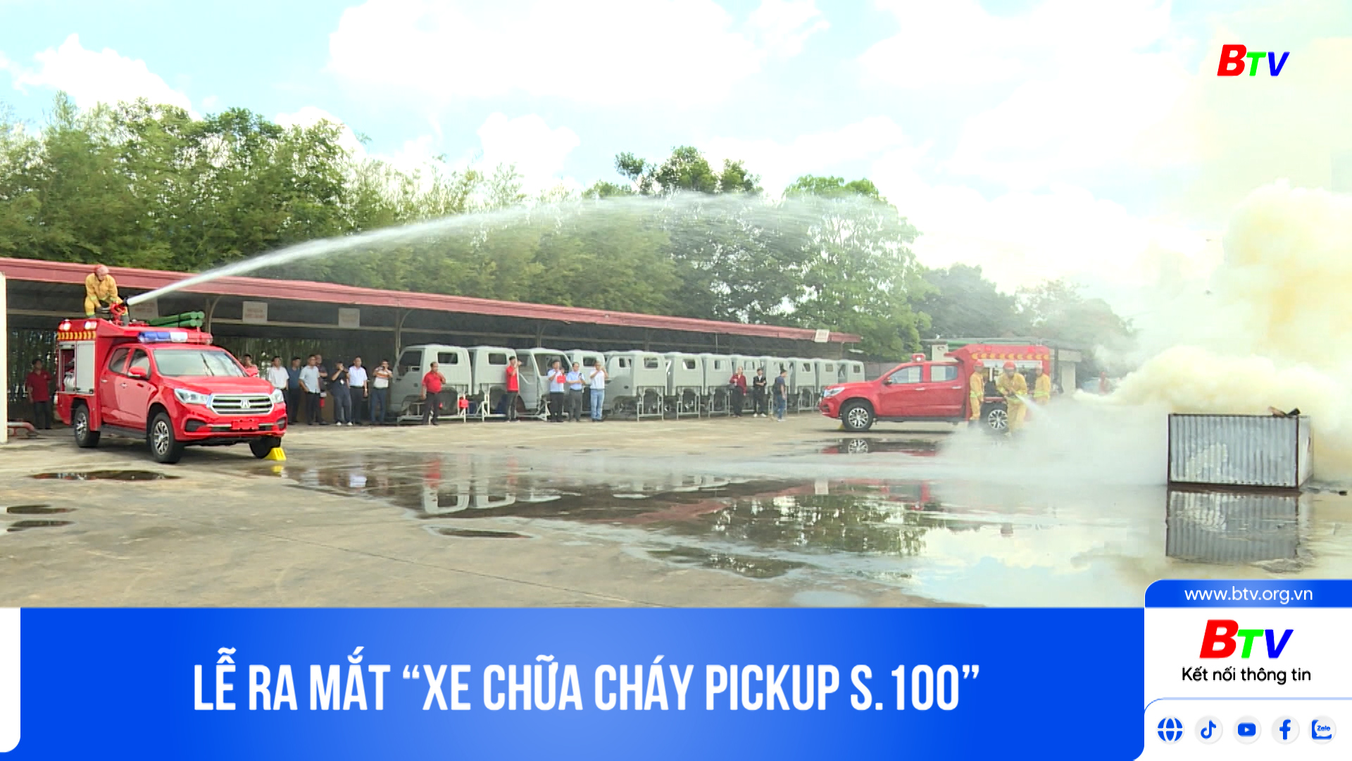 Lễ ra mắt “Xe chữa cháy Pickup S.100”