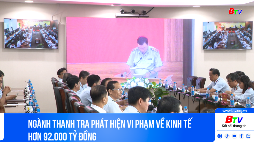 Ngành thanh tra phát hiện vi phạm về kinh tế hơn 92.000 tỷ đồng