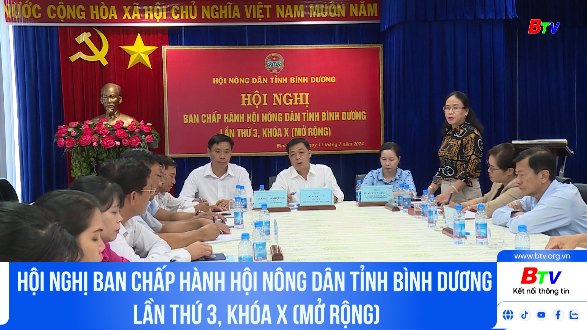 Hội nghị Ban Chấp hành Hội nông dân tỉnh Bình Dương lần thứ 3, khóa X (mở rộng)