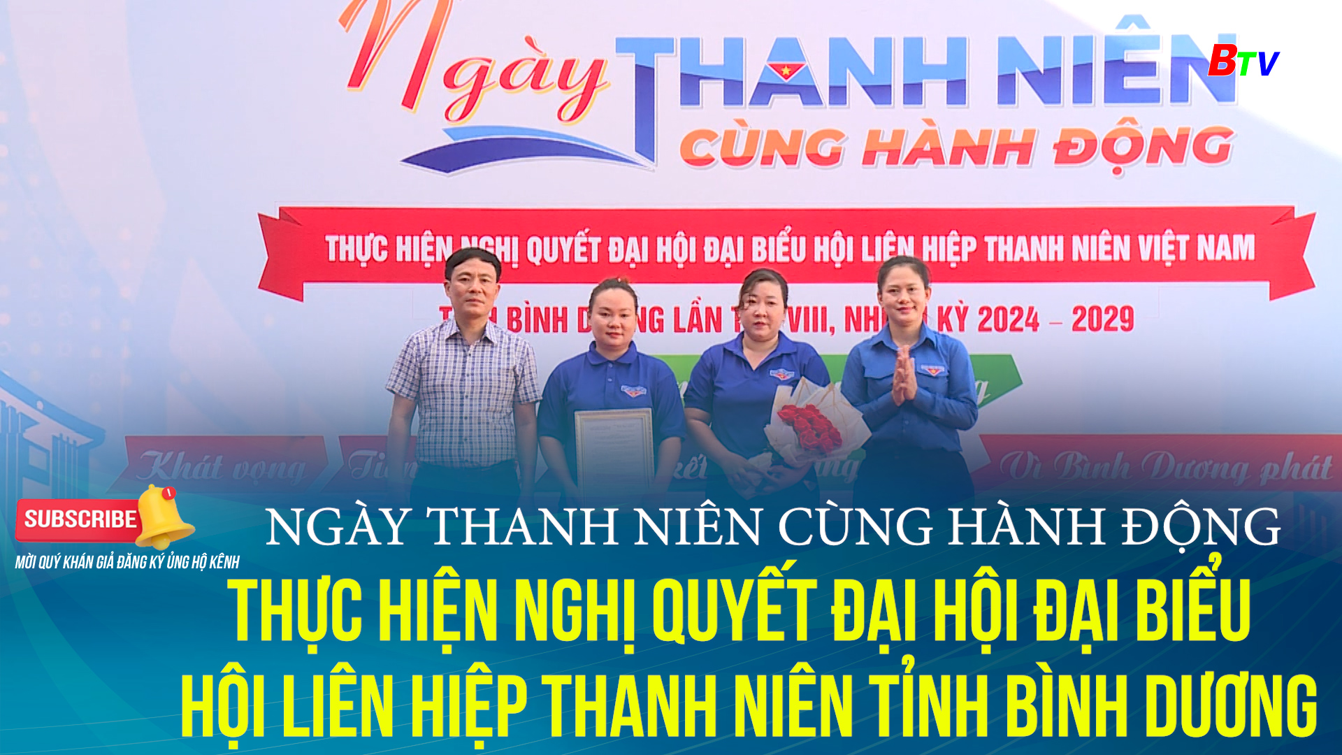 Ngày thanh niên cùng hành động thực hiện Nghị quyết Đại hội Đại biểu Hội Liên hiệp Thanh niên tỉnh Bình Dương