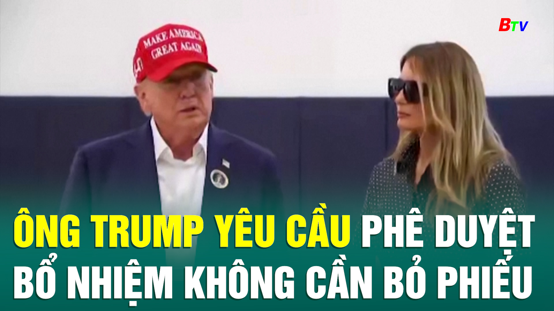 Ông Trump yêu cầu phê duyệt bổ nhiệm không cần bỏ phiếu