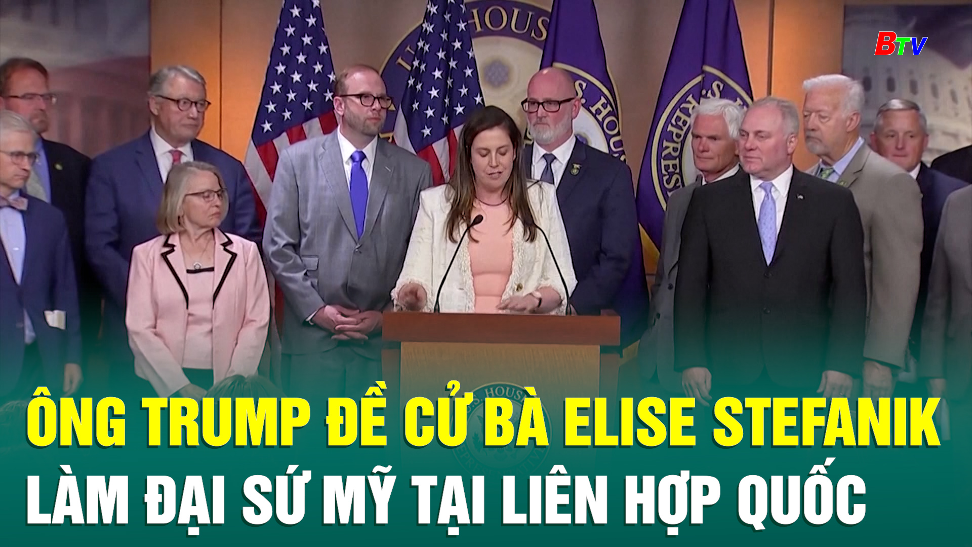 Ông Trump đề cử bà Elise Stefanik làm đại sứ Mỹ tại Liên hợp quốc