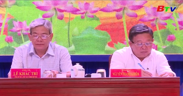 Hội nghị Ban Chấp hành Đảng bộ huyện Bàu Bàng lần thứ 33, khóa XI