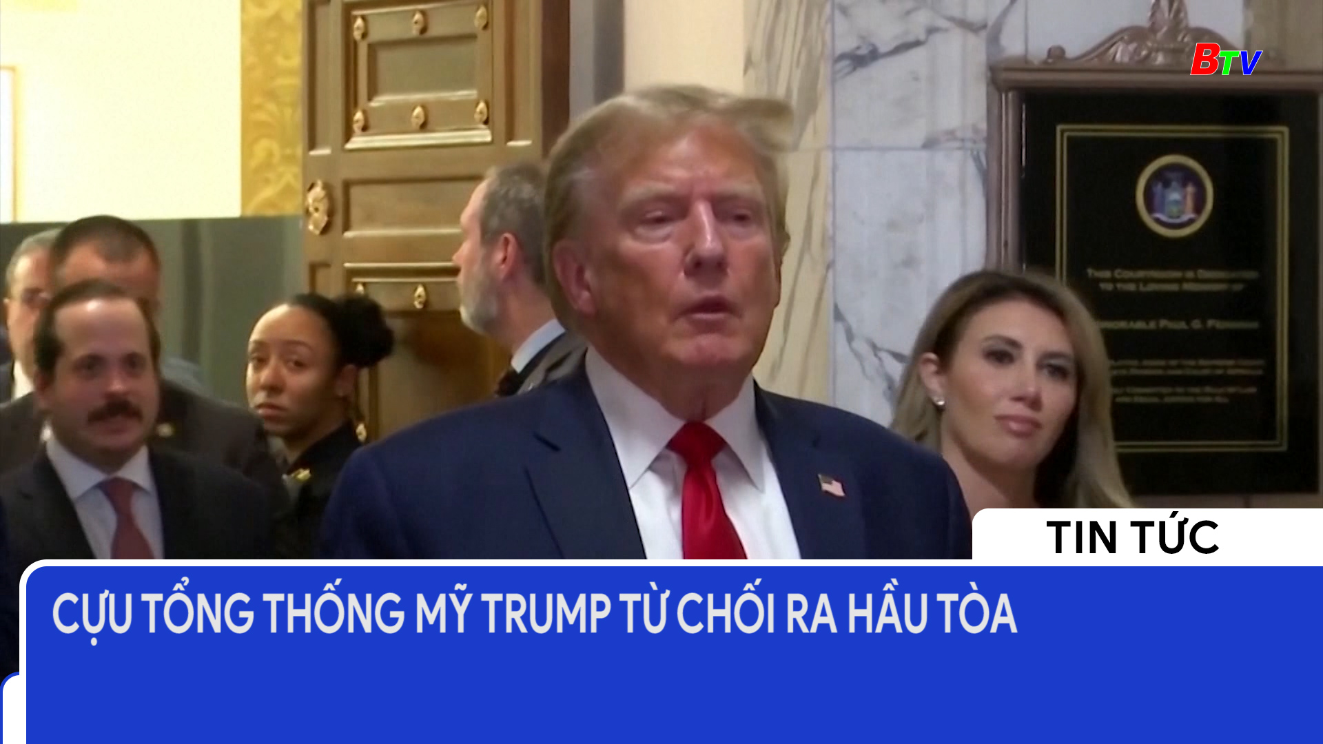 Cựu Tổng thống Mỹ Trump từ chối ra hầu tòa