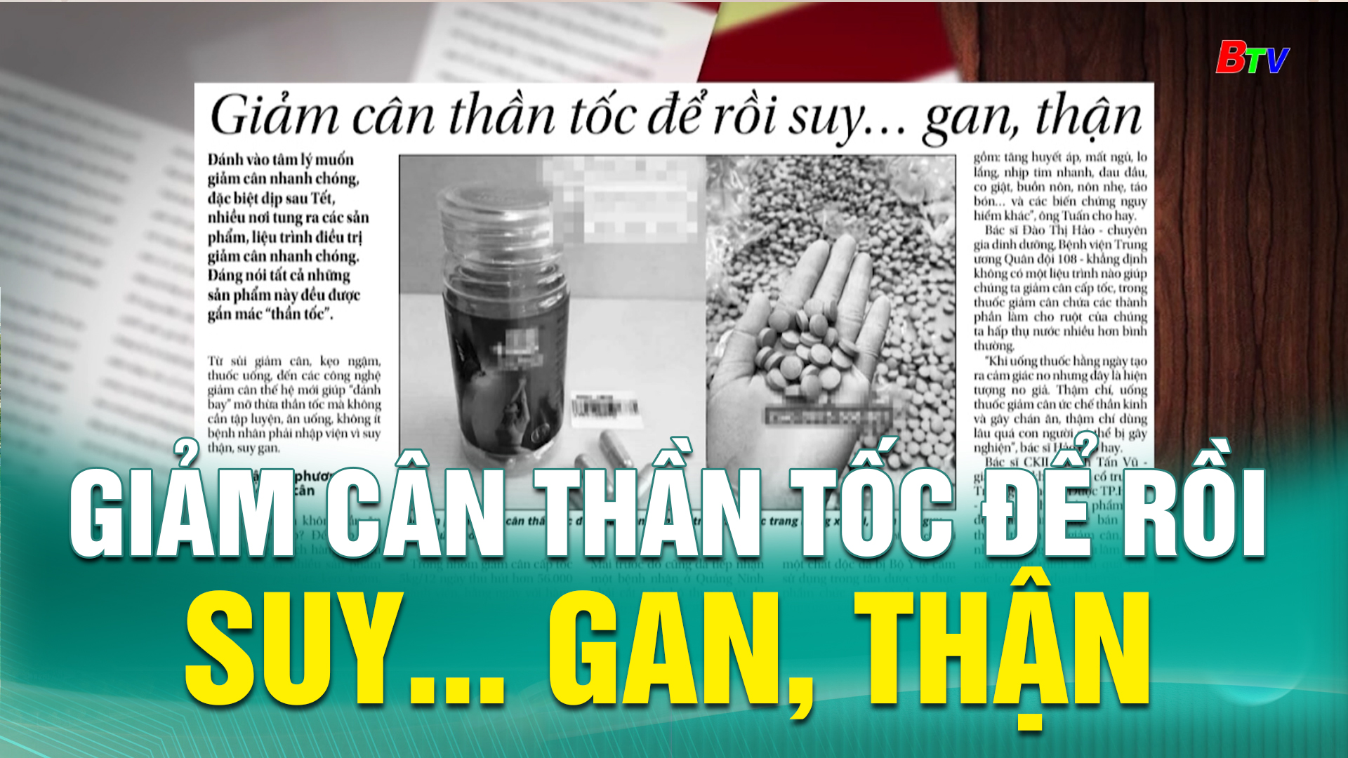 Giảm cân thần tốc để rồi suy... gan, thận