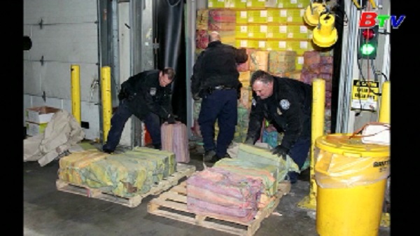 Mỹ thu giữ 1,5 tấn ma túy trị giá 77 triệu USD