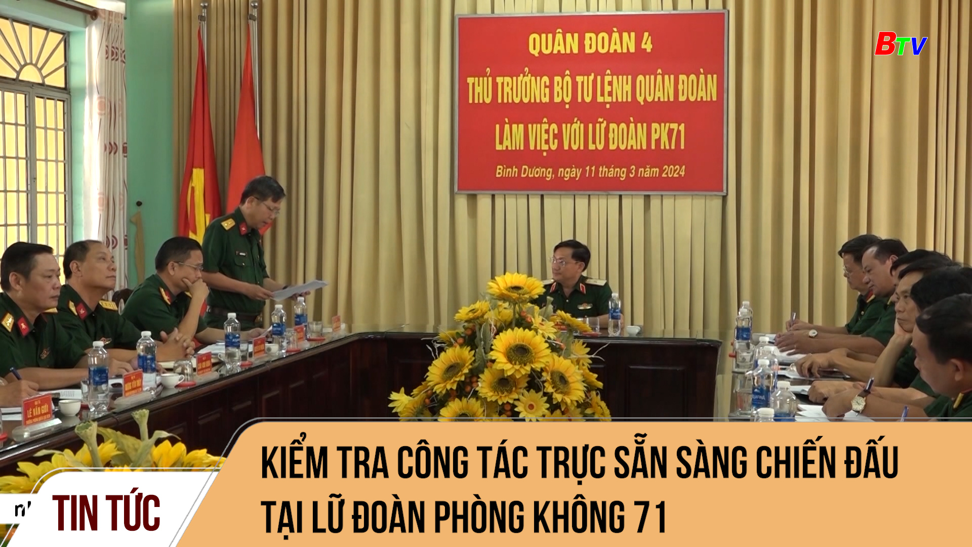 Kiểm tra công tác trực sẵn sàng chiến đấu tại Lữ đoàn phòng không 71