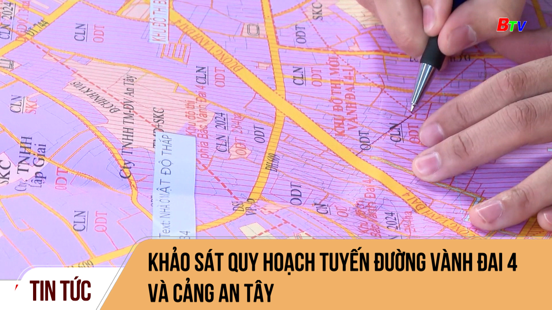 Khảo sát quy hoạch tuyến đường Vành đai 4 và Cảng An Tây