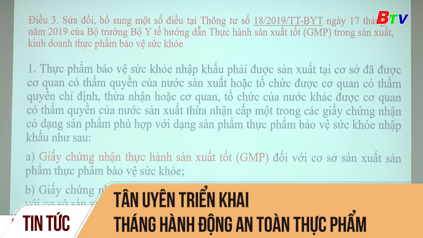 Tân Uyên triển khai tháng hành động an toàn thực phẩm