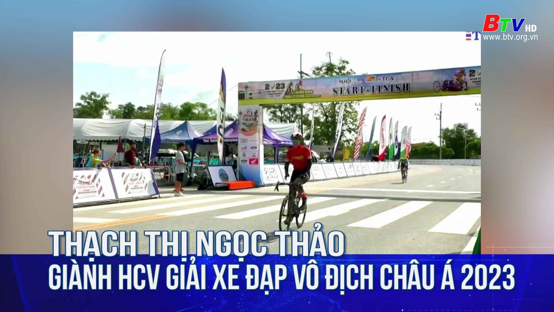 Thạch Thị Ngọc Thảo giành HCV giải xe đạp vô địch châu Á 2023