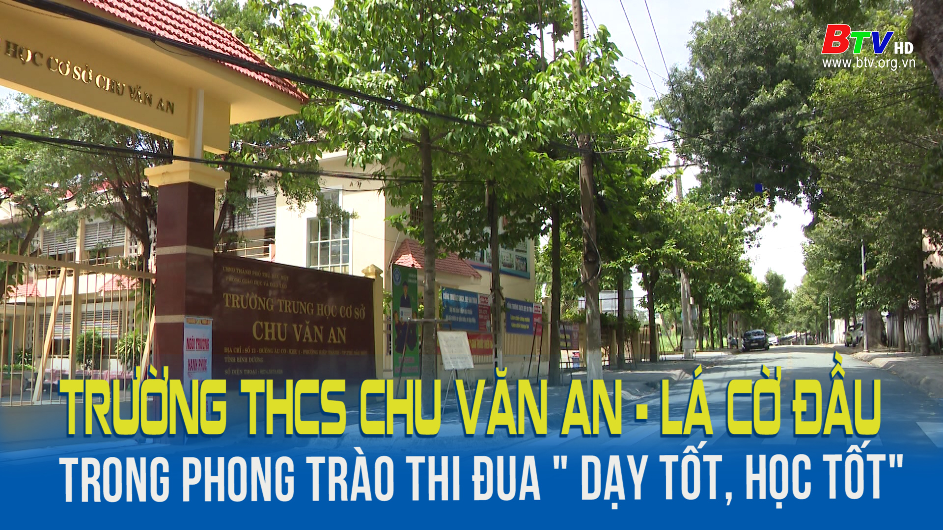 Trường THCS Chu Văn An – Lá cờ đầu trong phong trào thi đua “Dạy tốt, học tốt”