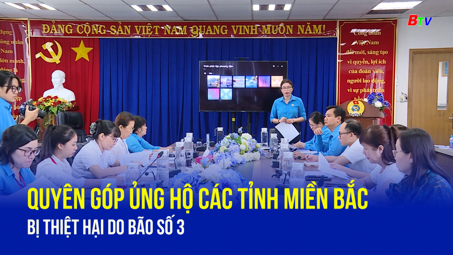 Quyên góp ủng hộ các Tỉnh miền Bắc bị thiệt hại do bão số 3