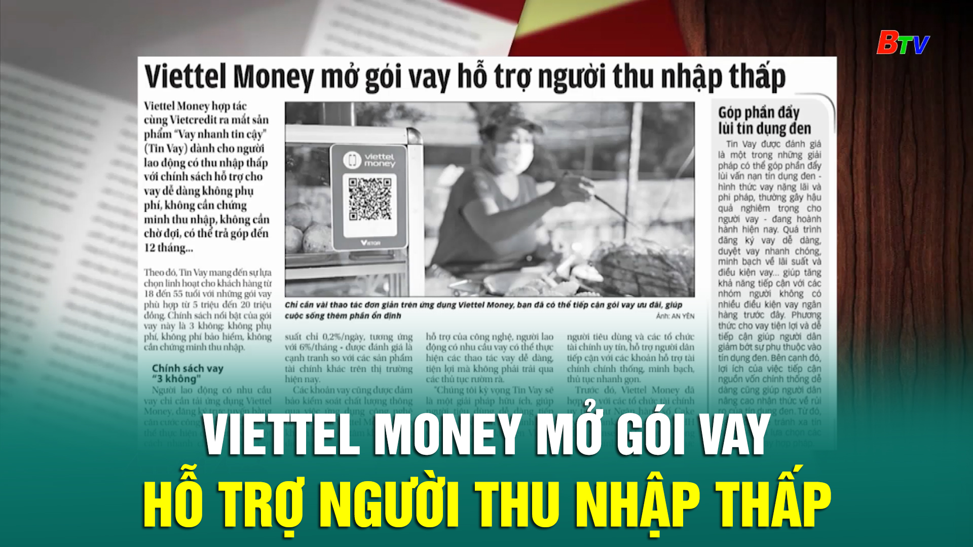 Viettel Money mở gói vay hỗ trợ người thu nhập thấp