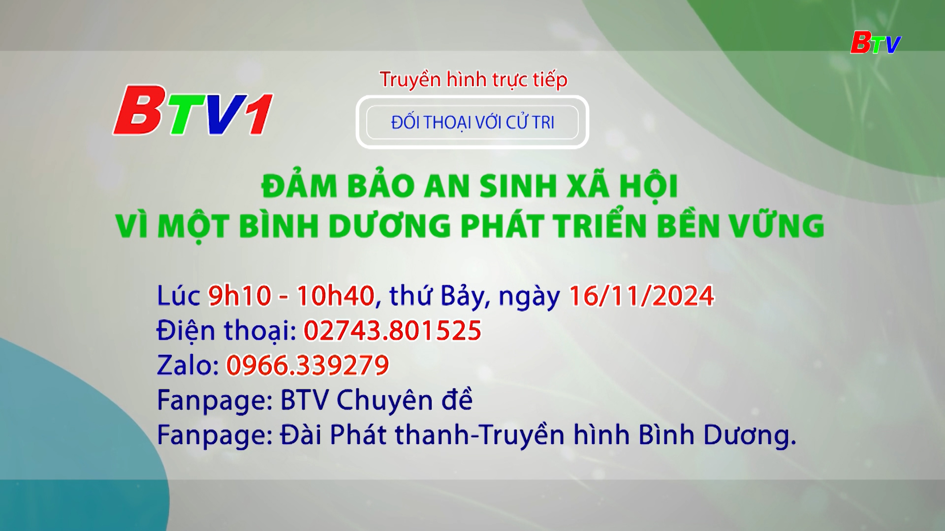  Đối thoại cử tri: Đảm bảo an sinh xã hội vì một Bình Dương phát triển bền vững