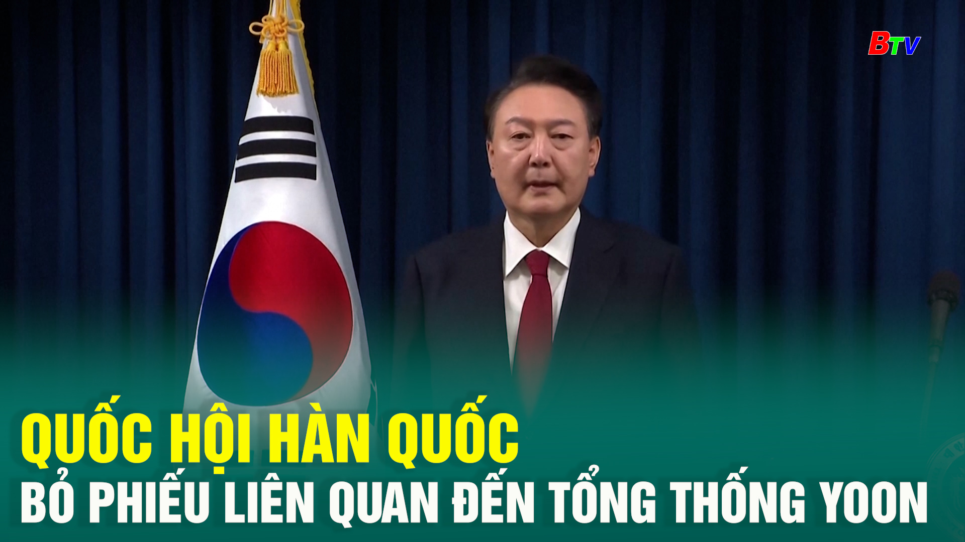 Quốc hội Hàn Quốc bỏ phiếu liên quan đến tổng thống Yoon