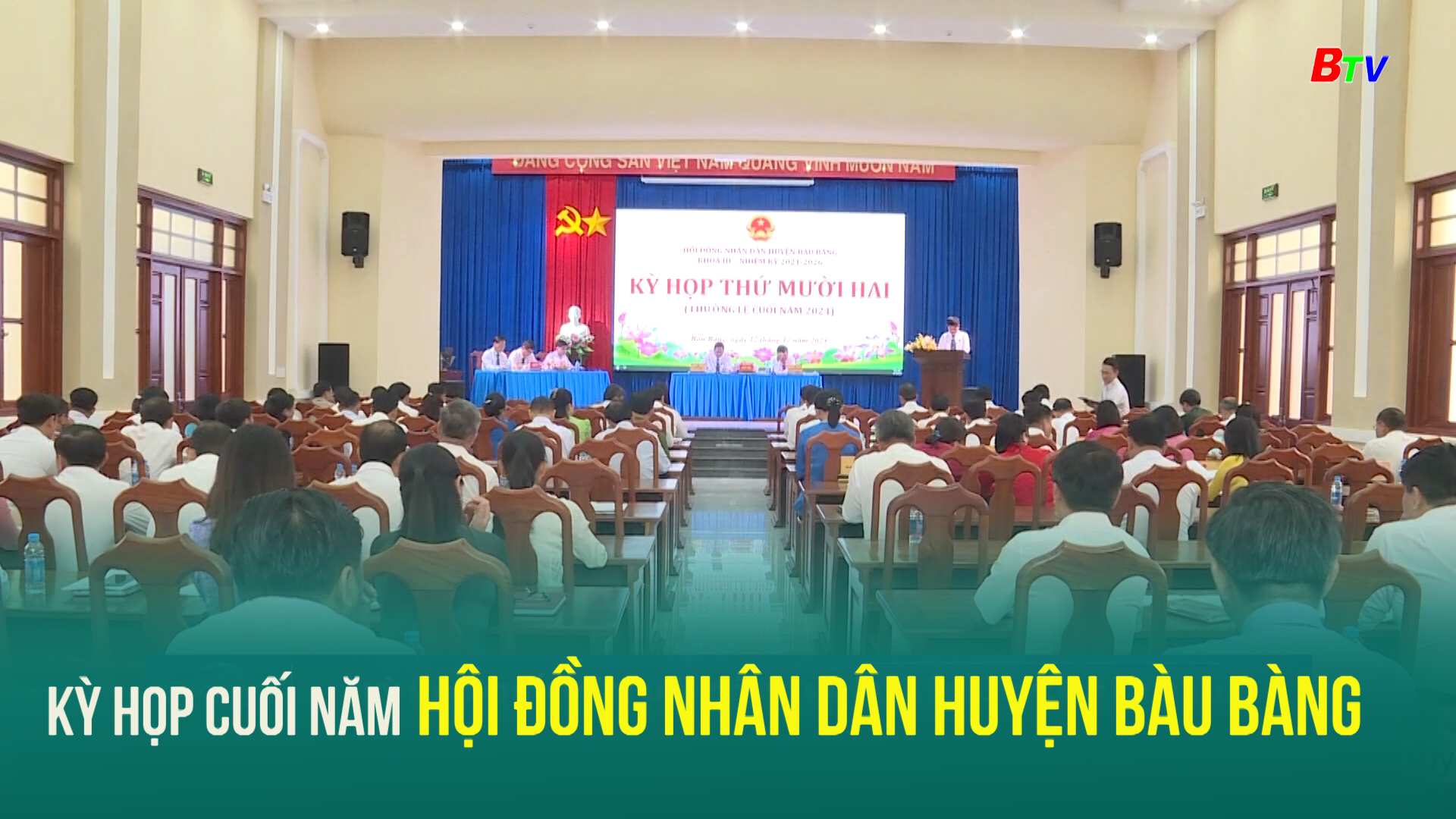 Kỳ họp cuối năm Hội đồng nhân dân huyện Bàu Bàng