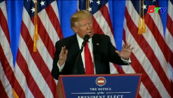 Tổng thống đắc cử Trump lần đầu tiên tổ chức họp báo