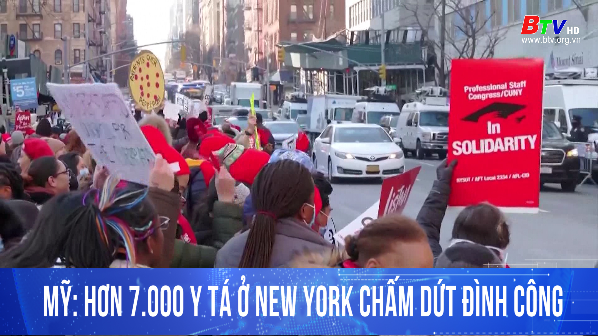 Mỹ: hơn 7.000 y tá ở New York chấm dứt đình công