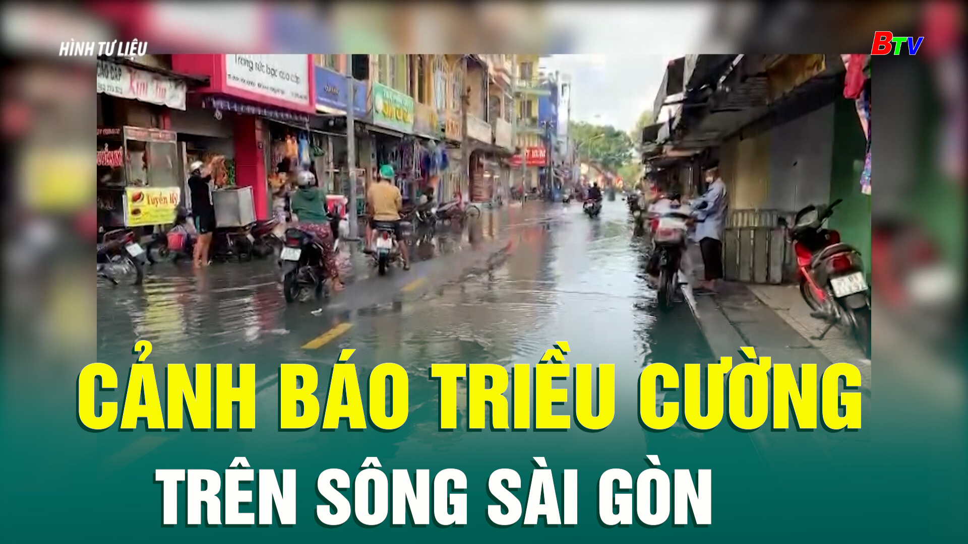 Cảnh báo triều cường trên sông Sài Gòn