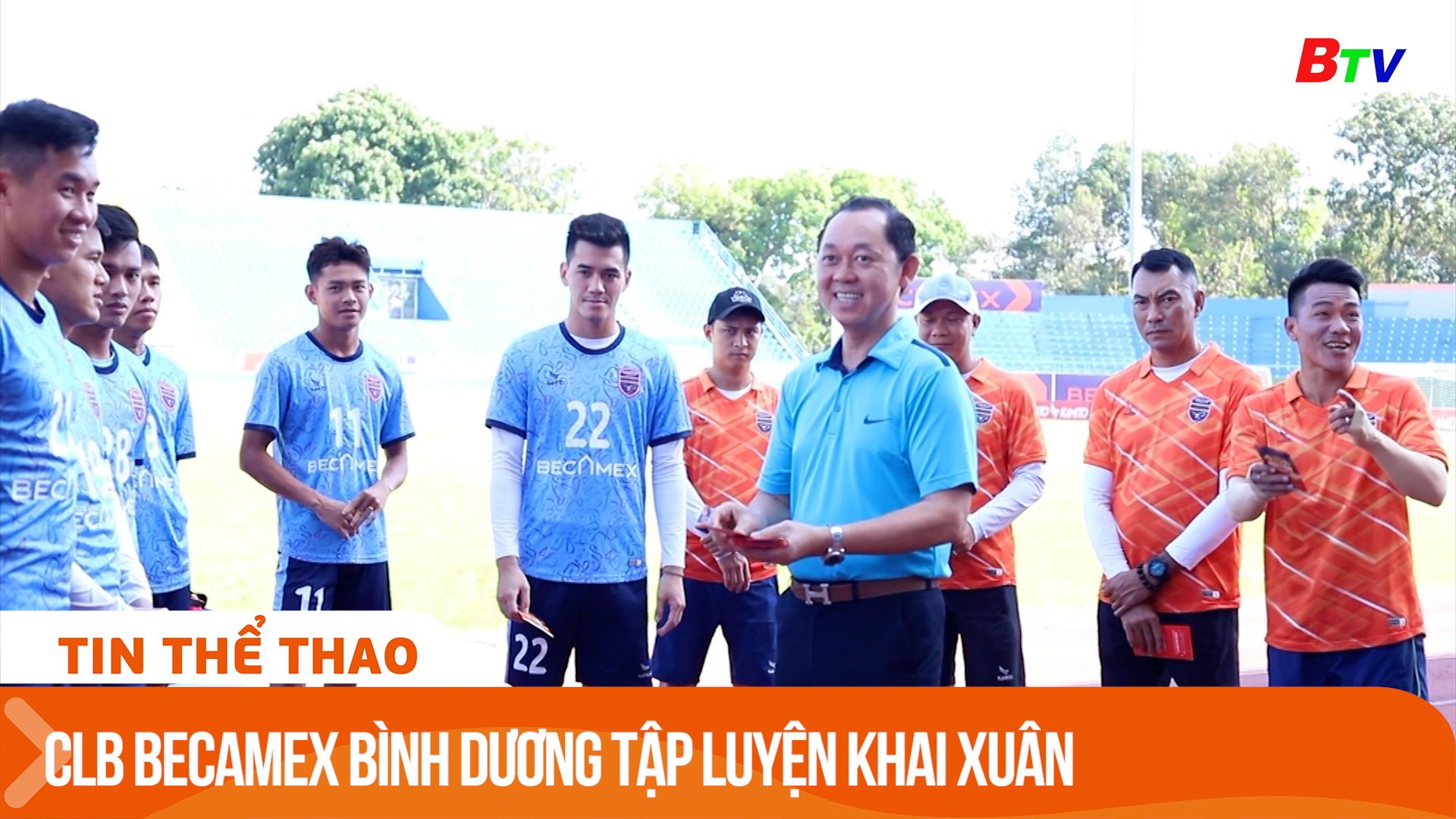 CLB Becamex Bình Dương tập luyện khai xuân | Tin Thể thao 24h