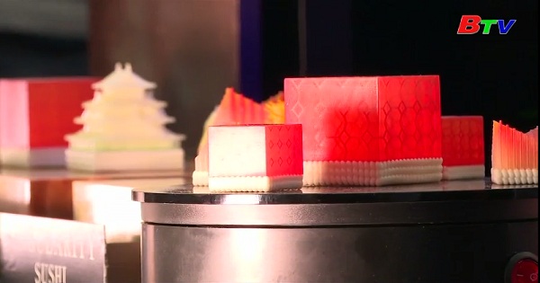Làm Sushi bằng máy in 3D