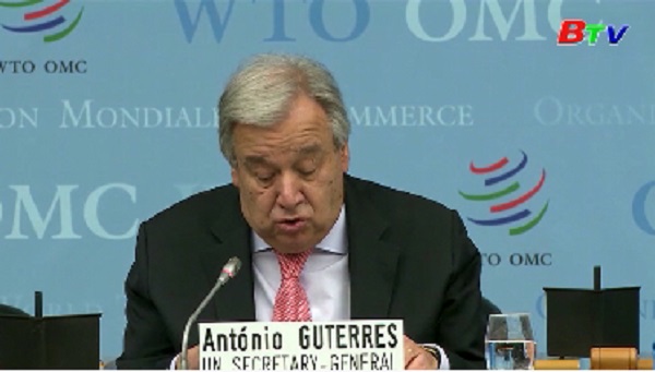 Liên hợp quốc kêu gọi giải quyết căng thẳng thương mại thông qua WTO