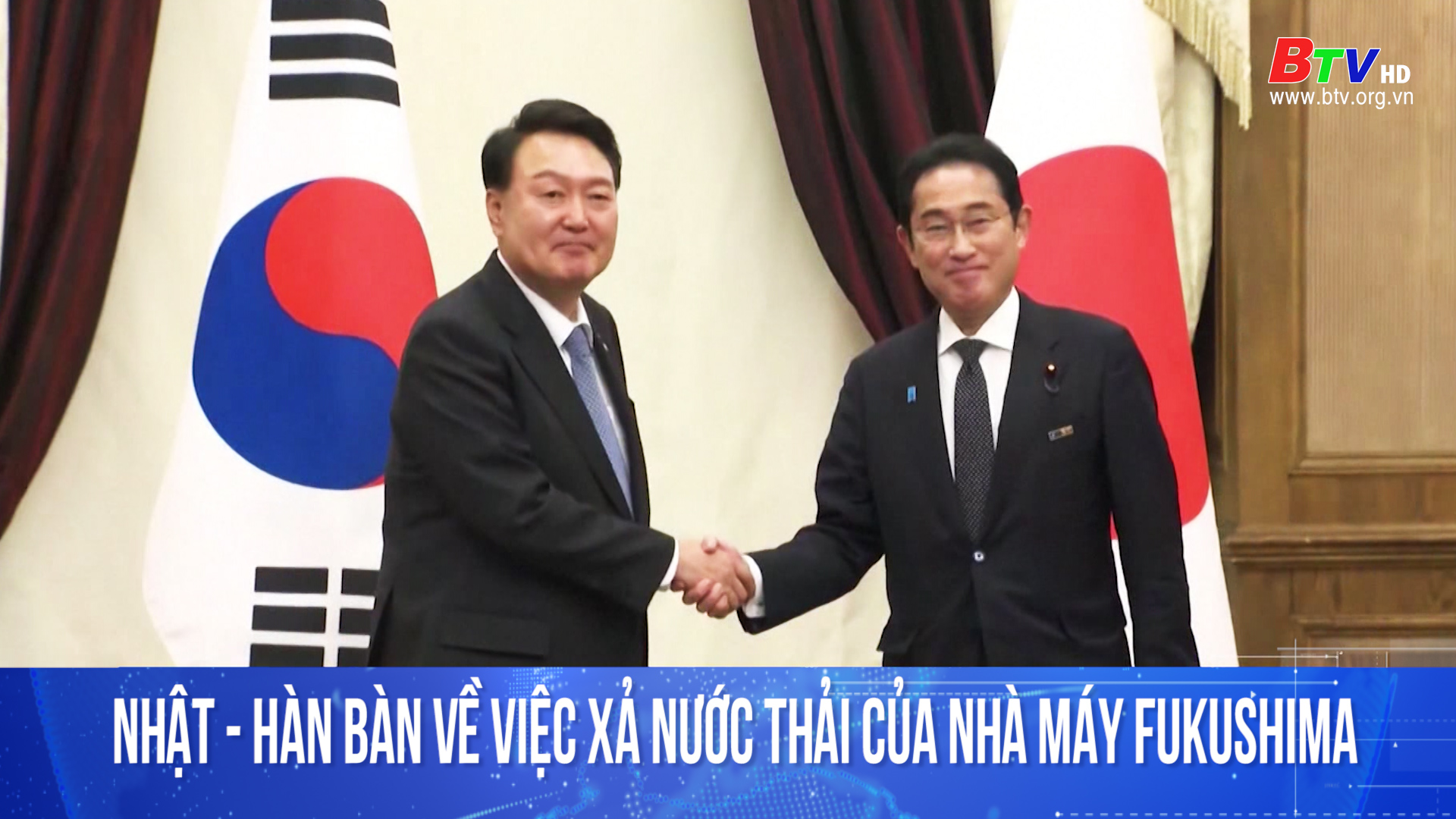 Nhật - Hàn bàn về việc xả nước thải của nhà máy Fukushima