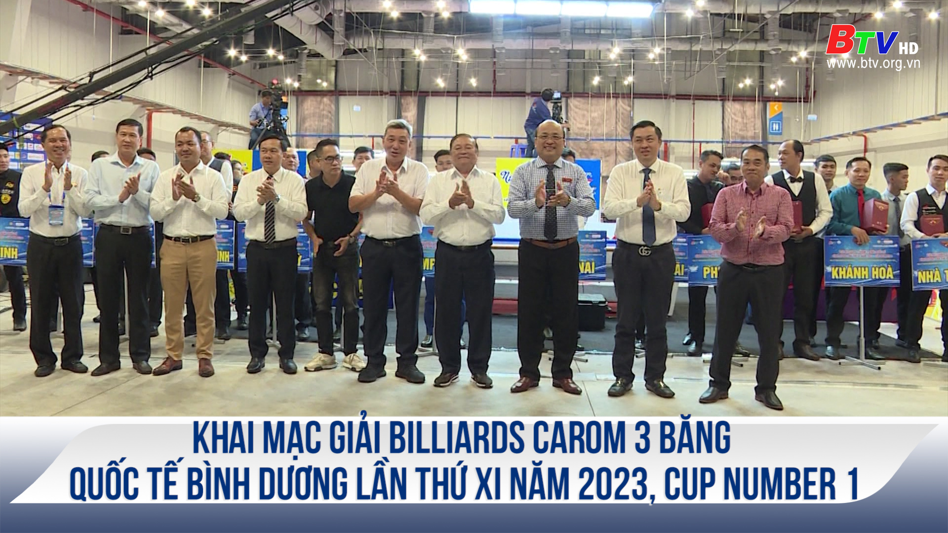 Khai mạc Giải Billiards carom 3 băng quốc tế Bình Dương lần thứ XI năm 2023, Cup Number 1