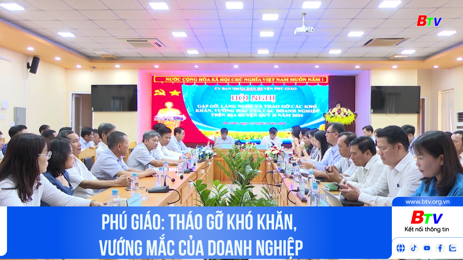 Phú Giáo: Tháo gỡ khó khăn, vướng mắc của doanh nghiệp