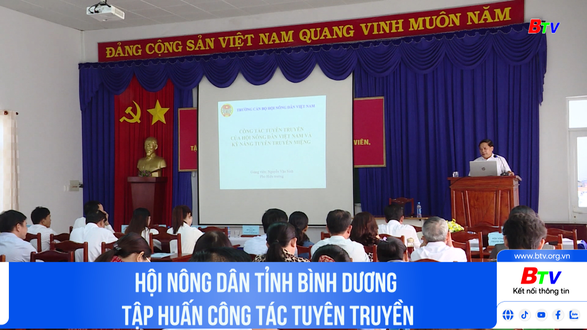 Hội Nông dân tỉnh Bình Dương tập huấn công tác tuyên truyền