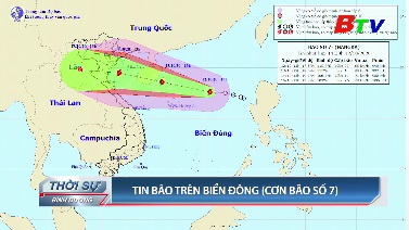 Tin bão trên biển Đông (Cơn bão số 7)