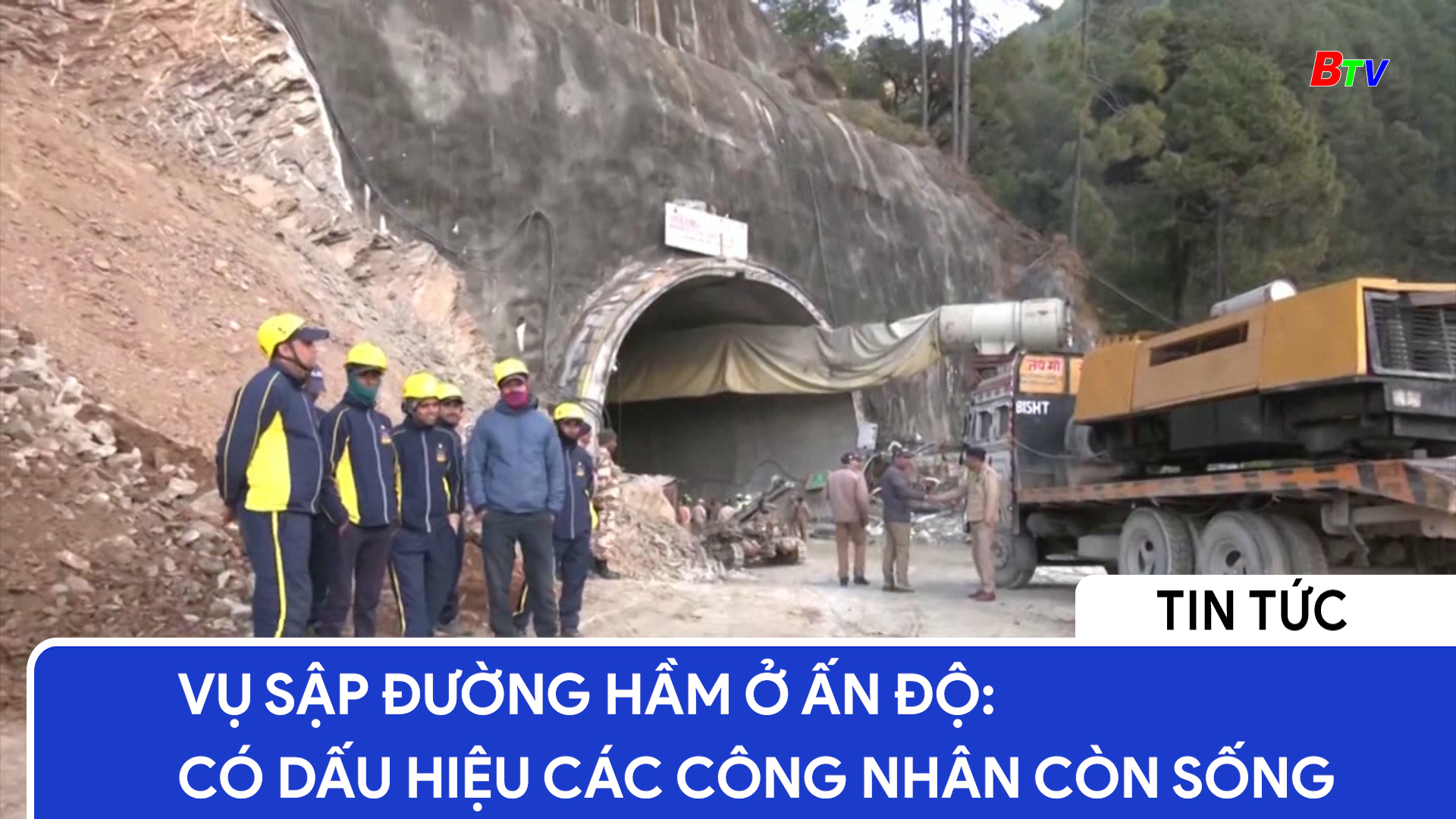 Vụ sập đường hầm ở Ấn Độ: có dấu hiệu các công nhân còn sống