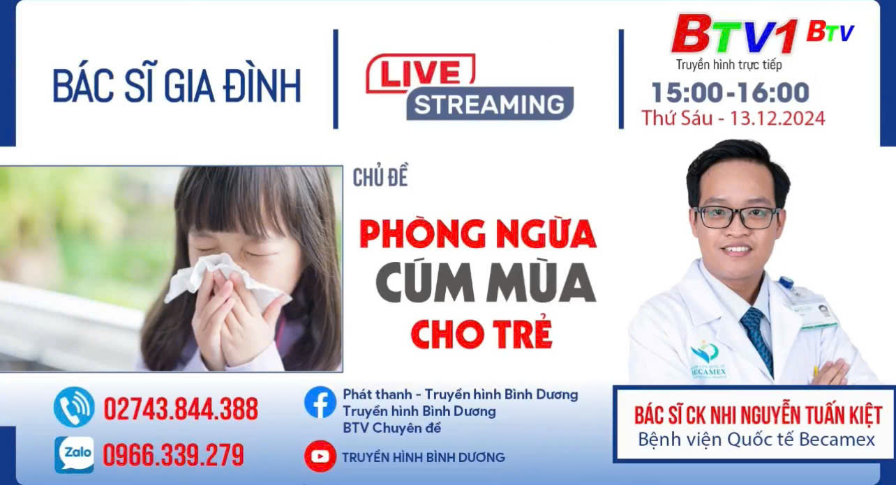 Phòng ngừa cúm mùa cho trẻ | Bác sĩ gia đình