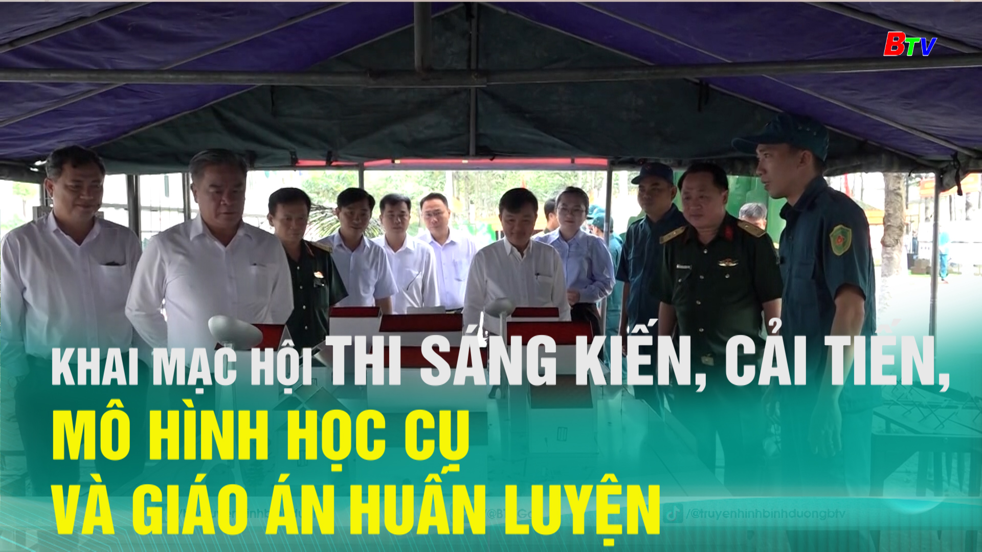 Khai mạc hội thi sáng kiến, cải tiến, mô hình học cụ và giáo án huấn luyện