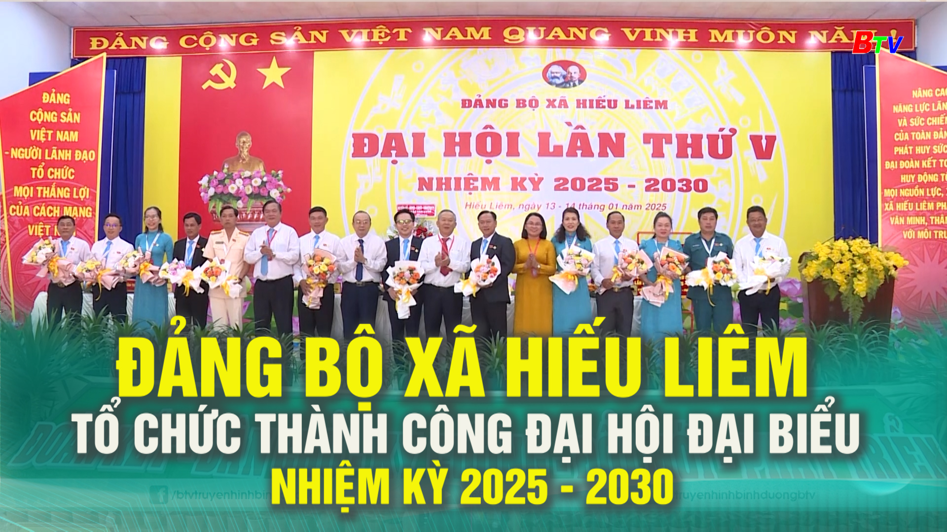 Đảng bộ xã Hiếu Liêm tổ chức thành công Đại hội đại biểu nhiệm kỳ 2025 - 2030