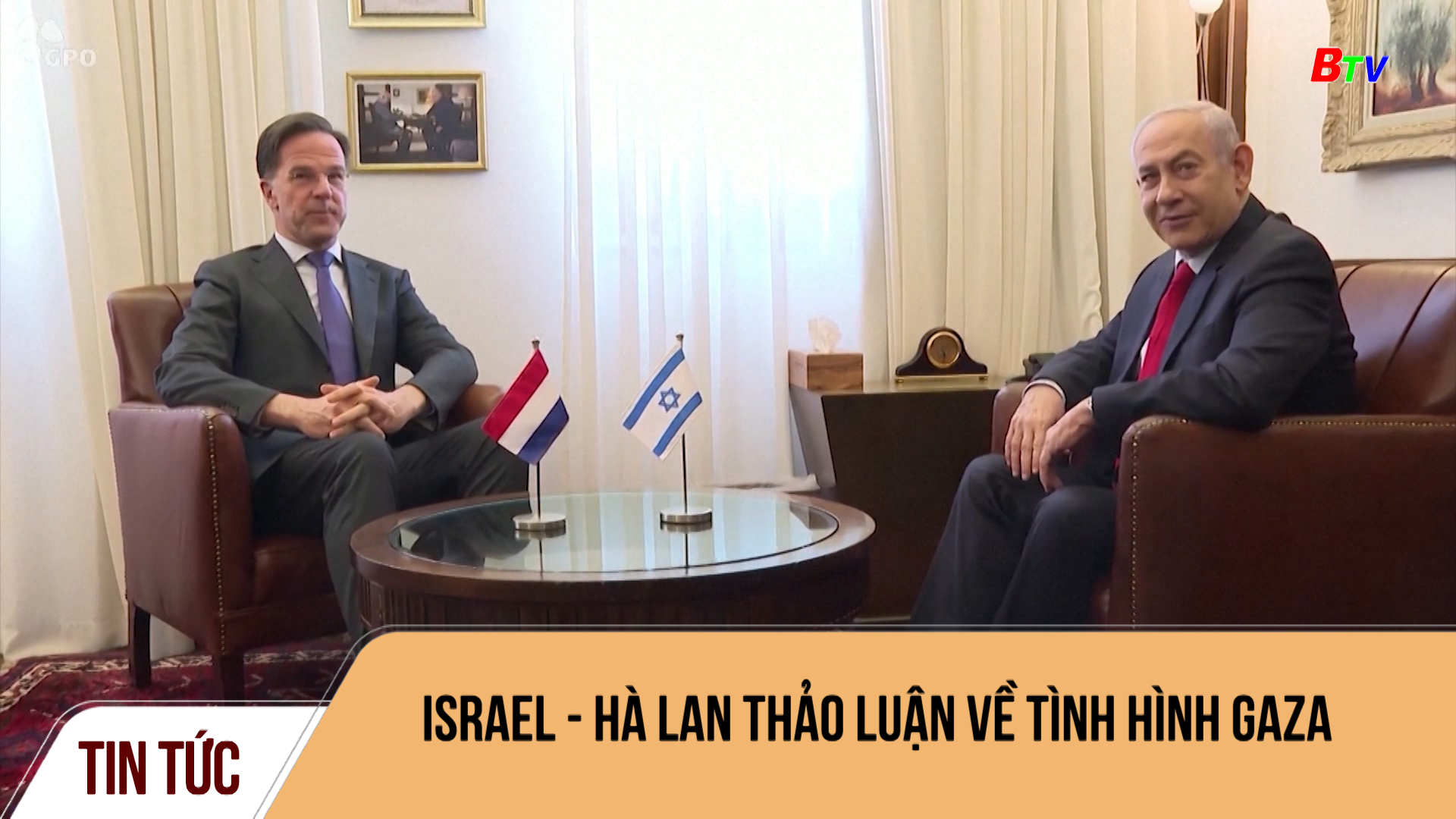 Israel - Hà Lan thảo luận về tình hình Gaza