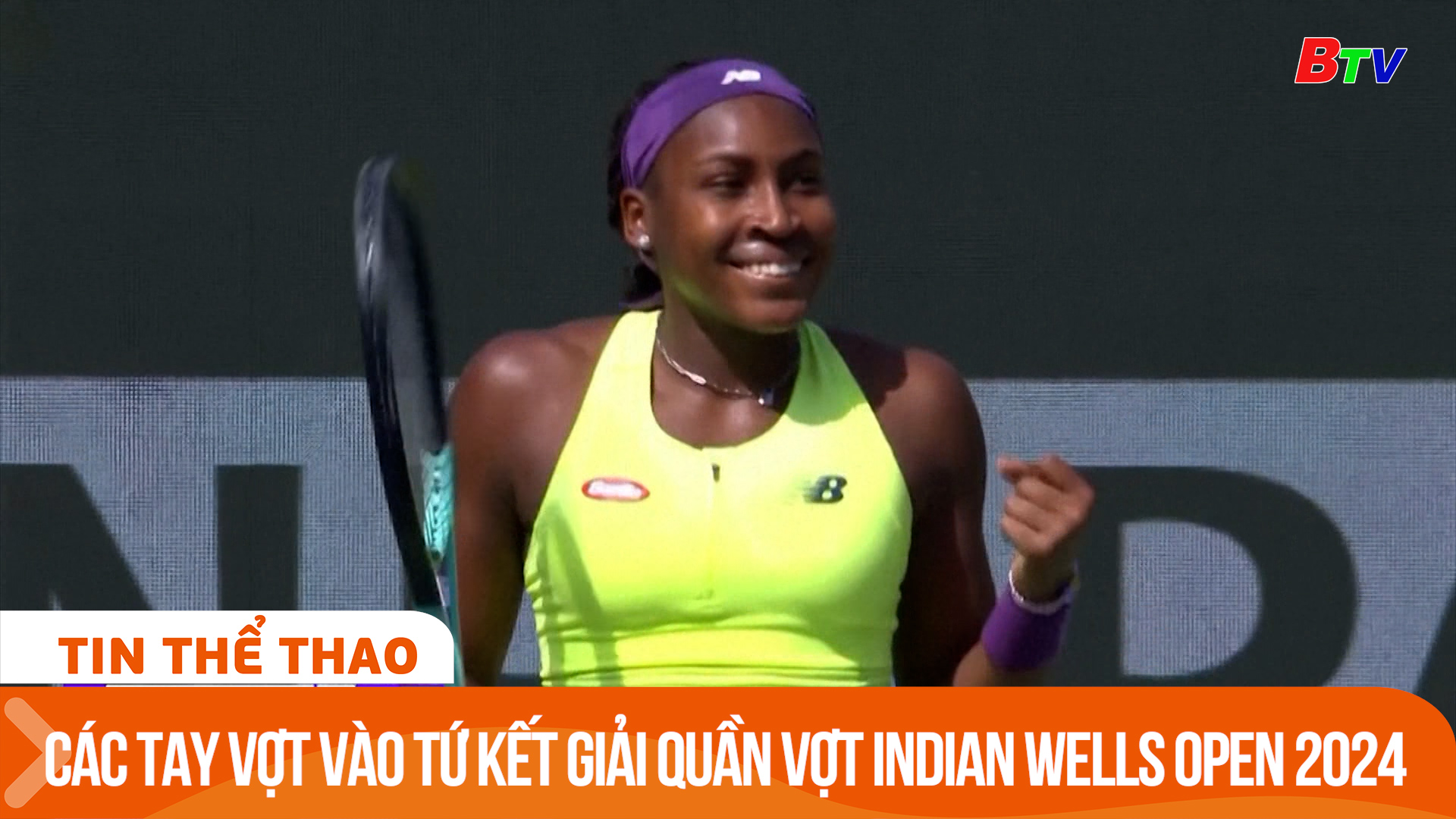 Các tay vợt vào tứ kết Giải quần vợt Indian Wells Open 2024 | Tin Thể thao 24h