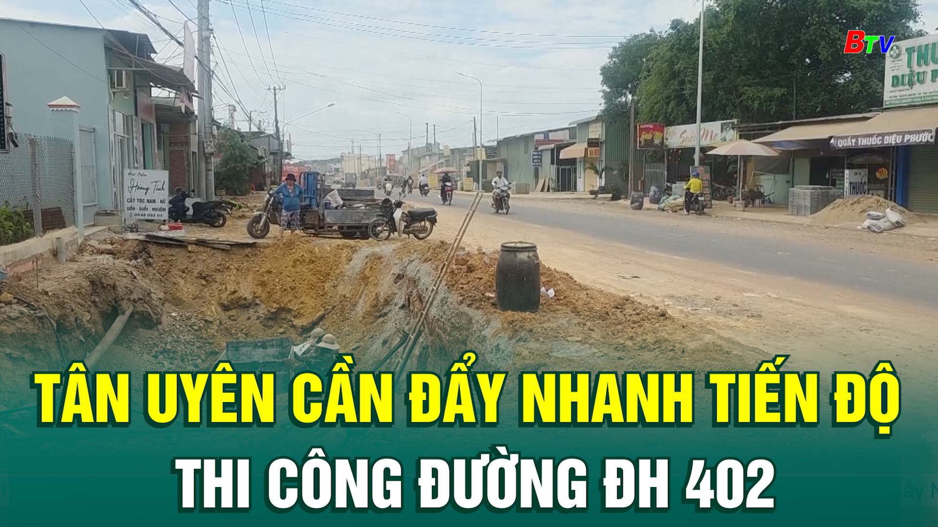 Tân Uyên cần đẩy nhanh tiến độ thi công đường ĐH 402