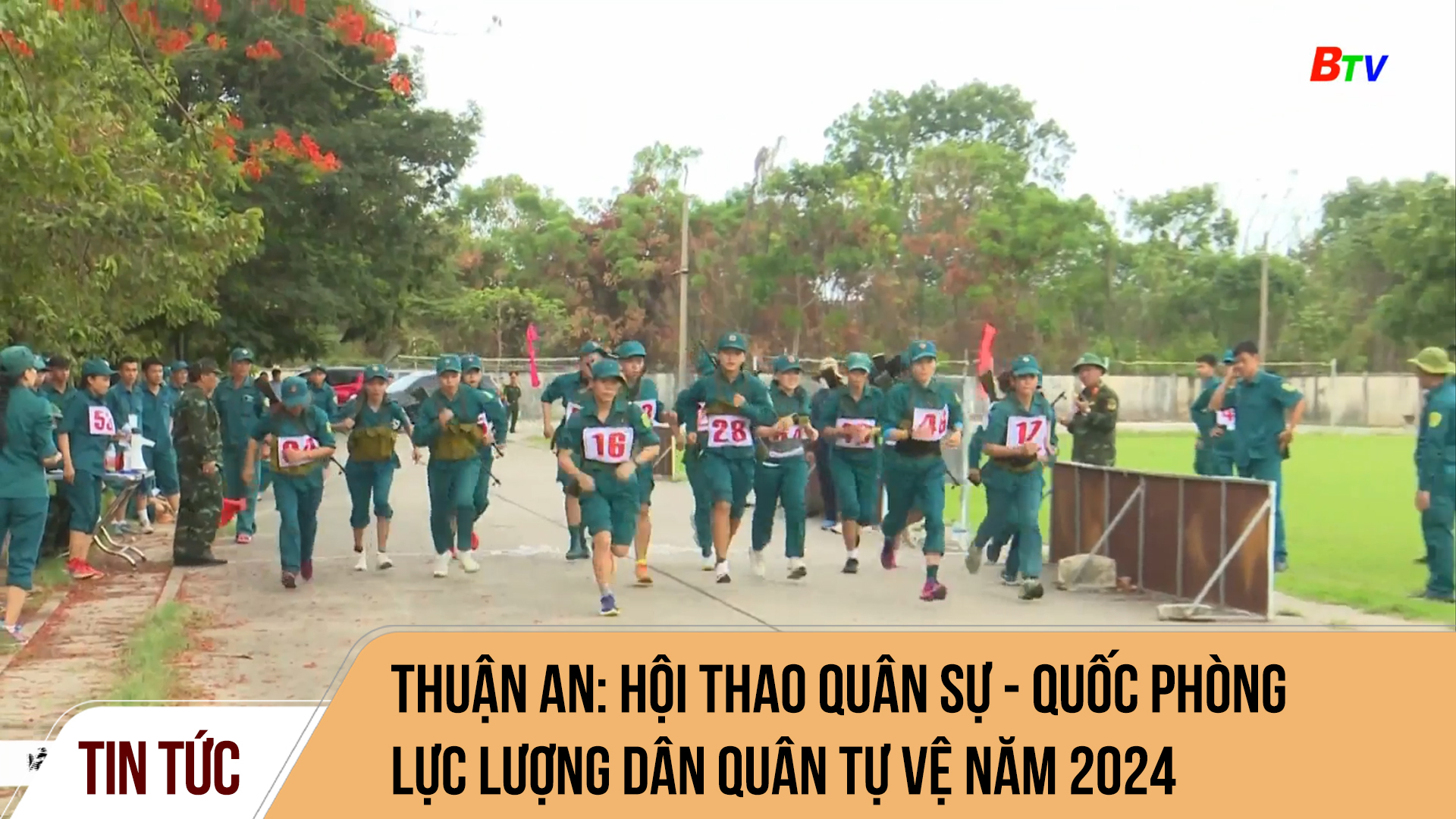 Thuận An: Hội thao Quân sự - Quốc phòng lực lượng dân quân tự vệ năm 2024