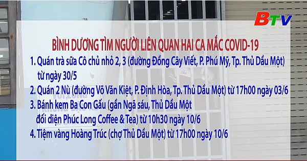 Tìm người liên quan hai ca mắc COVID-19