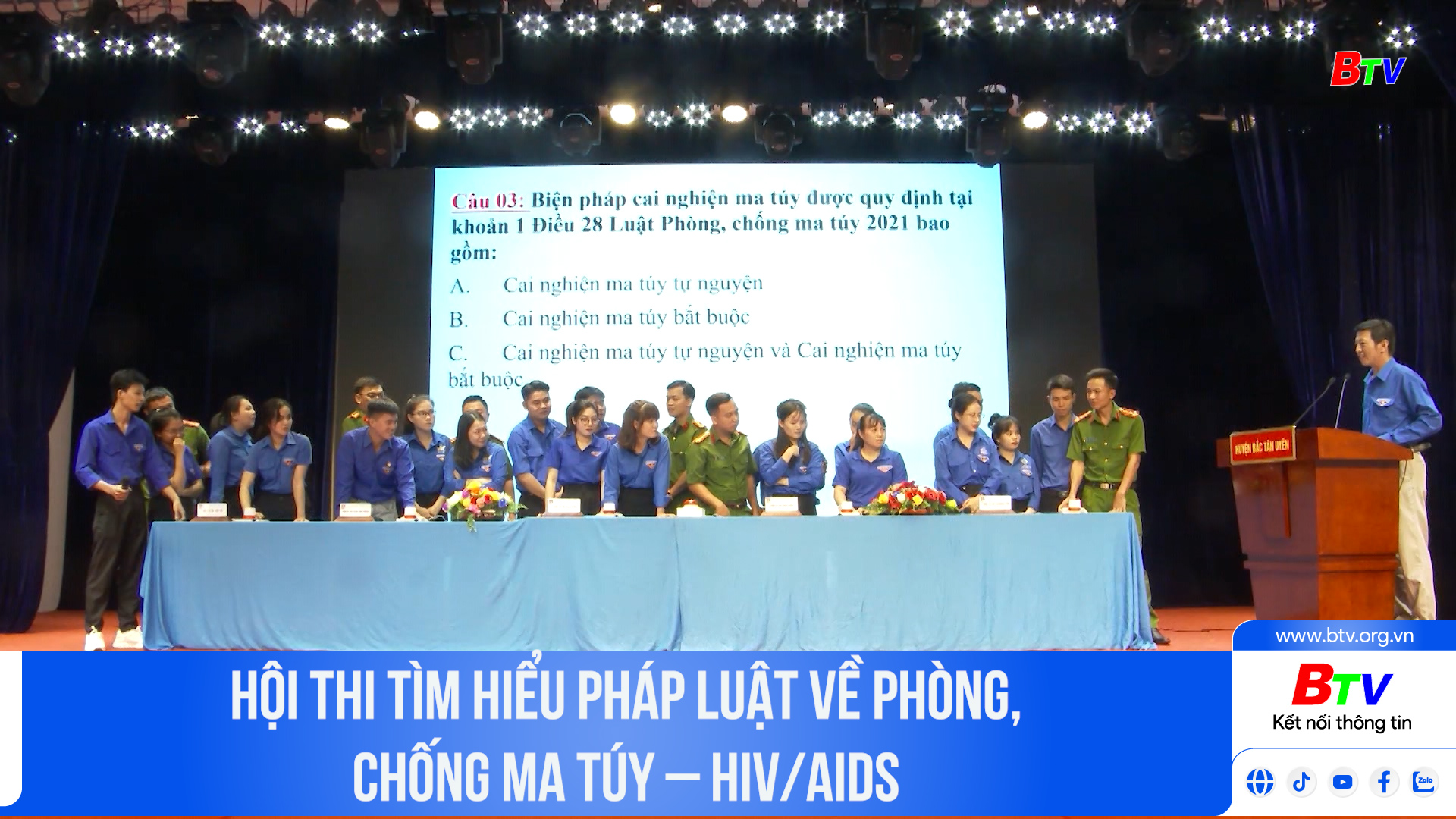 Hội thi tìm hiểu pháp luật về phòng, chống ma túy – HIV/AIDS  