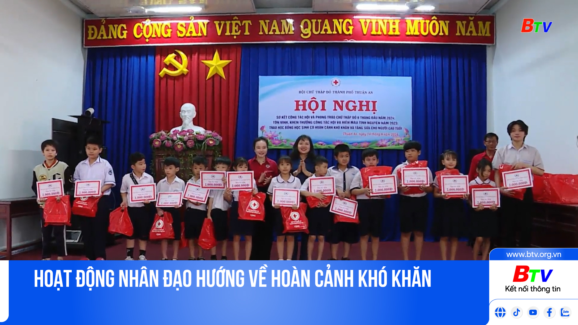 Hoạt động nhân đạo hướng về hoàn cảnh khó khăn