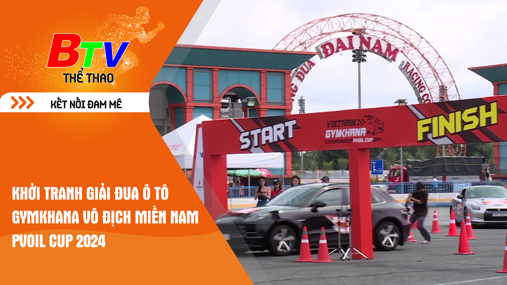 Khởi tranh Giải đua Ô tô Gymkhana vô địch miền Nam PVOIL cup 2024 | Tin Thể thao 24h