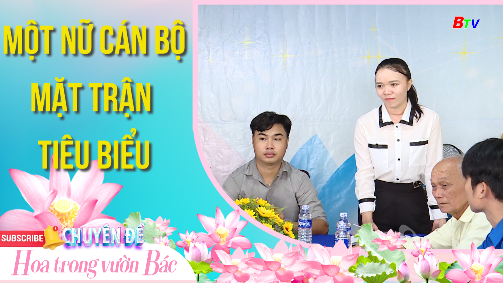  Một nữ cán bộ mặt trận tiêu biểu