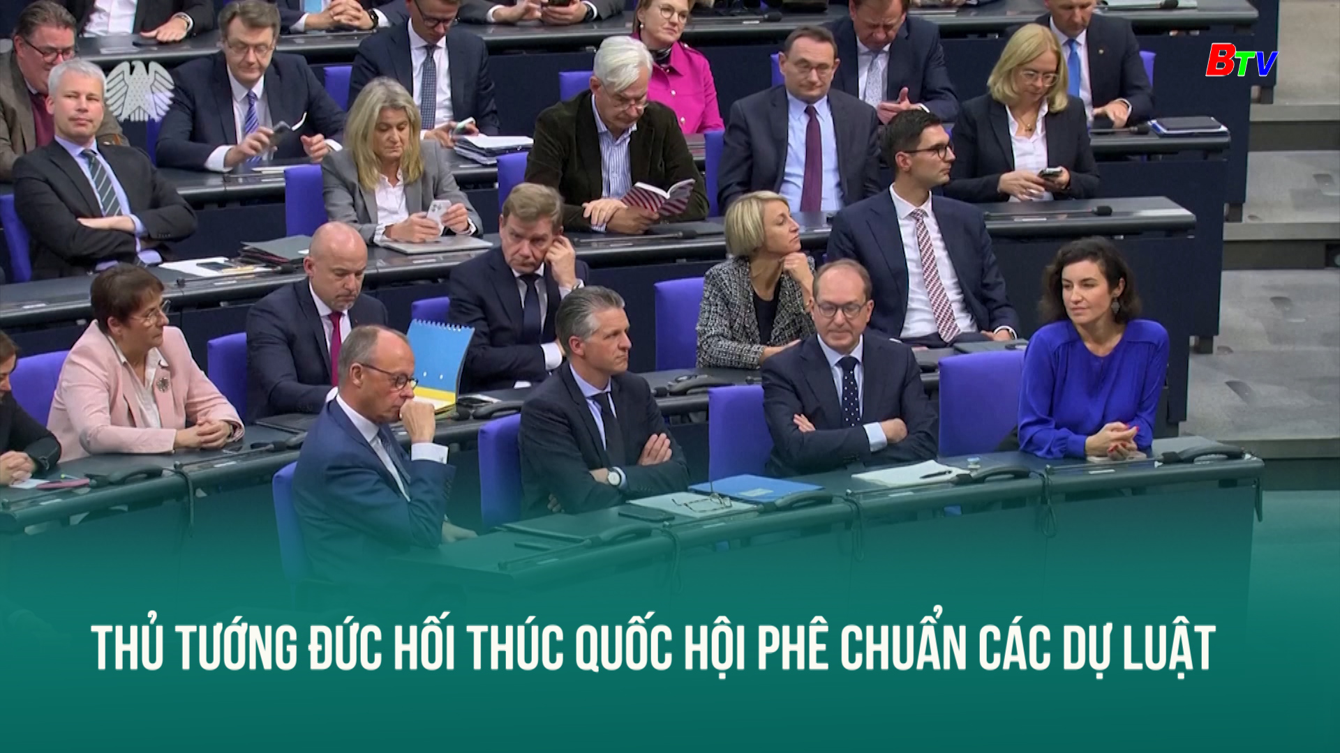 Thủ tướng Đức hối thúc quốc hội phê chuẩn các dự Luật 