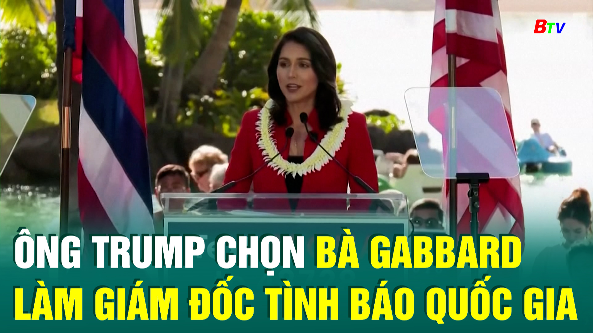 Ông Trump chọn bà Gabbard làm Giám đốc Tình báo Quốc gia