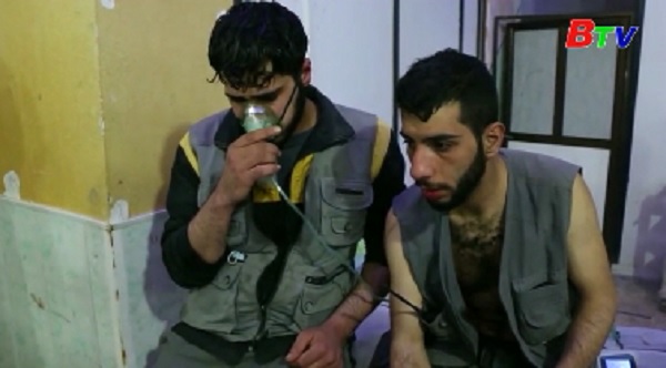 Nga cáo buộc phiến quân Syria âm mưu dàn dựng tấn công hóa học