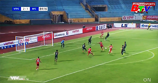 Vòng 3 V-League 2021 – Viettel 3-1 Becamex Bình Dương